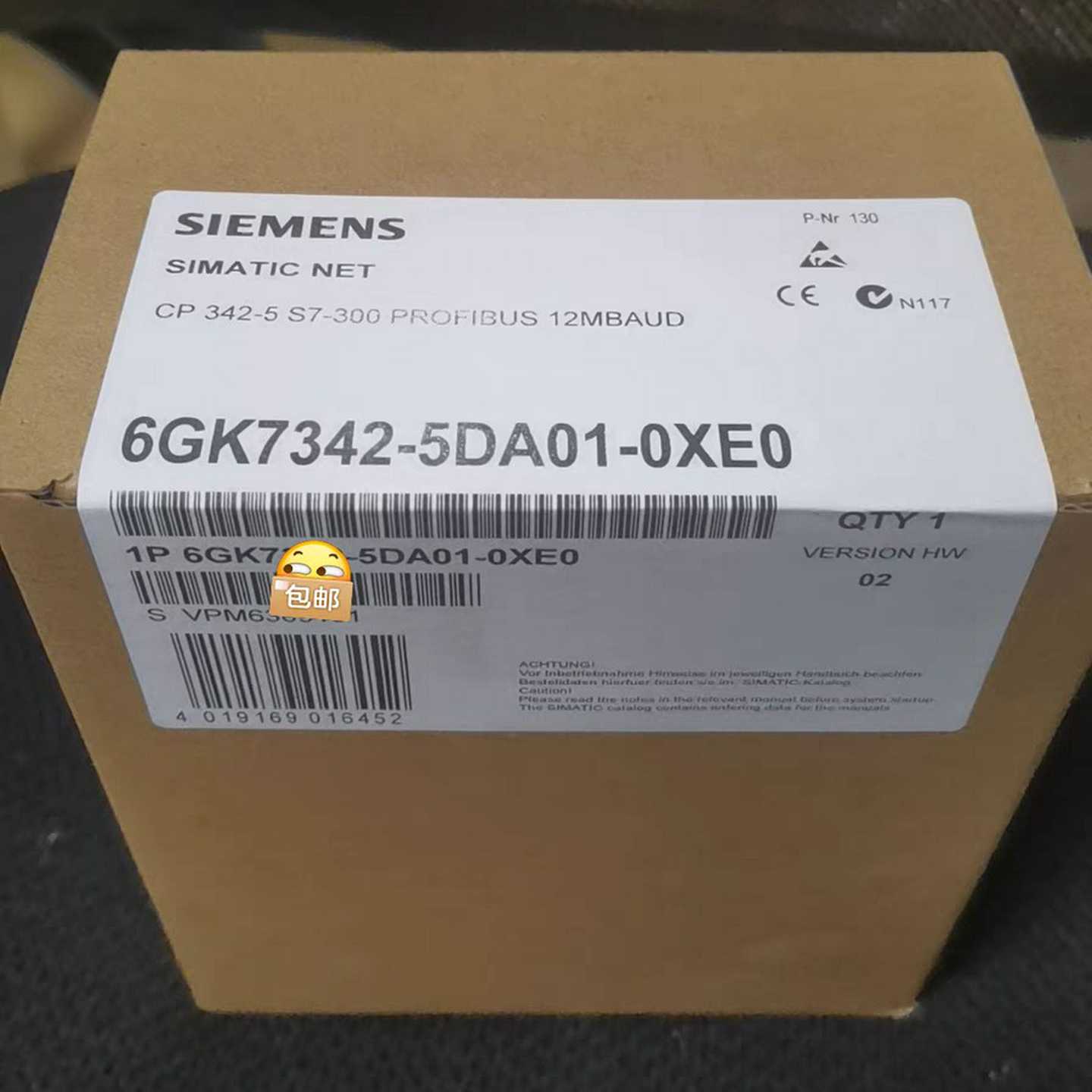 6ES7342-5DA01-0XE0未开封产品质保一年适用