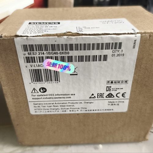 6ES7214-1BG40-0XB0仅拆封询价