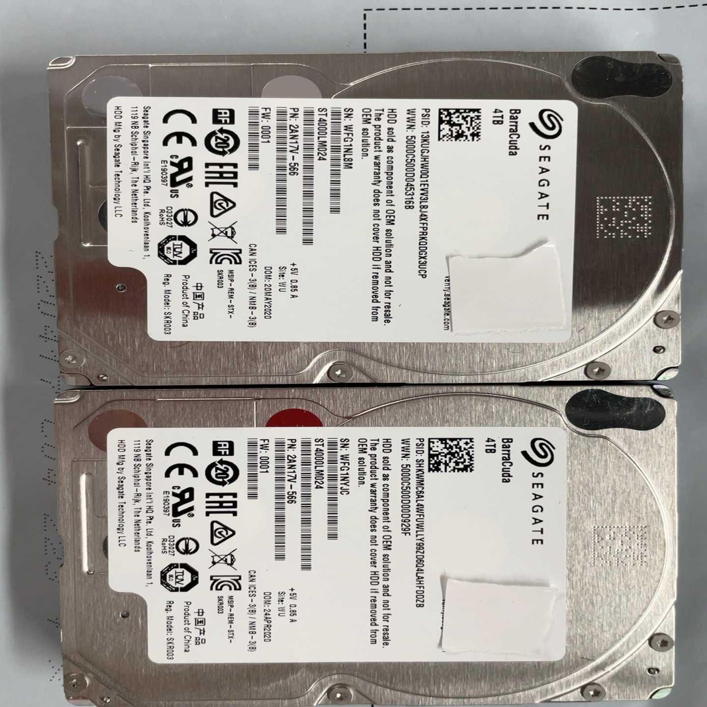 ST4000LM024几个全好15.5厚度4T全好盘询价