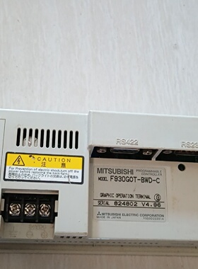 三菱触摸屏F930GOTBWDC成色如图