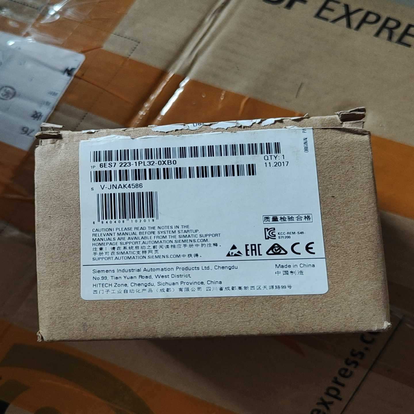 6ES7223-1PL32-0XB0开封没用过询价