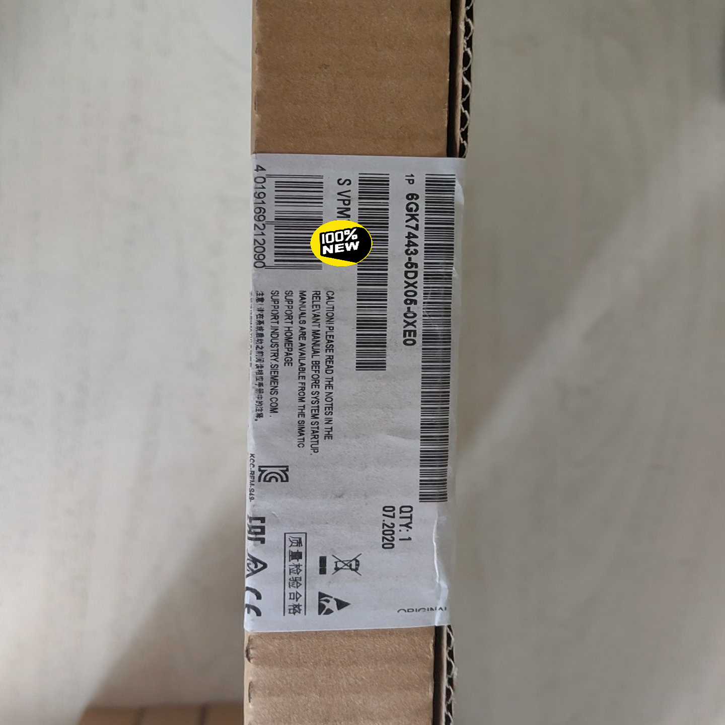 全新原装正品未开封6GK7443-5DX05-0XE0，实物--议价商品