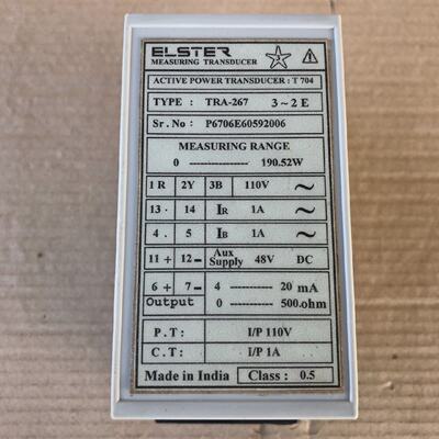 ELSTER TRA267 MEASURING TRANSDUCER