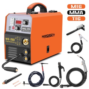 250家用无气二保焊机直流氩弧焊机三用多功能电焊机220V MIG
