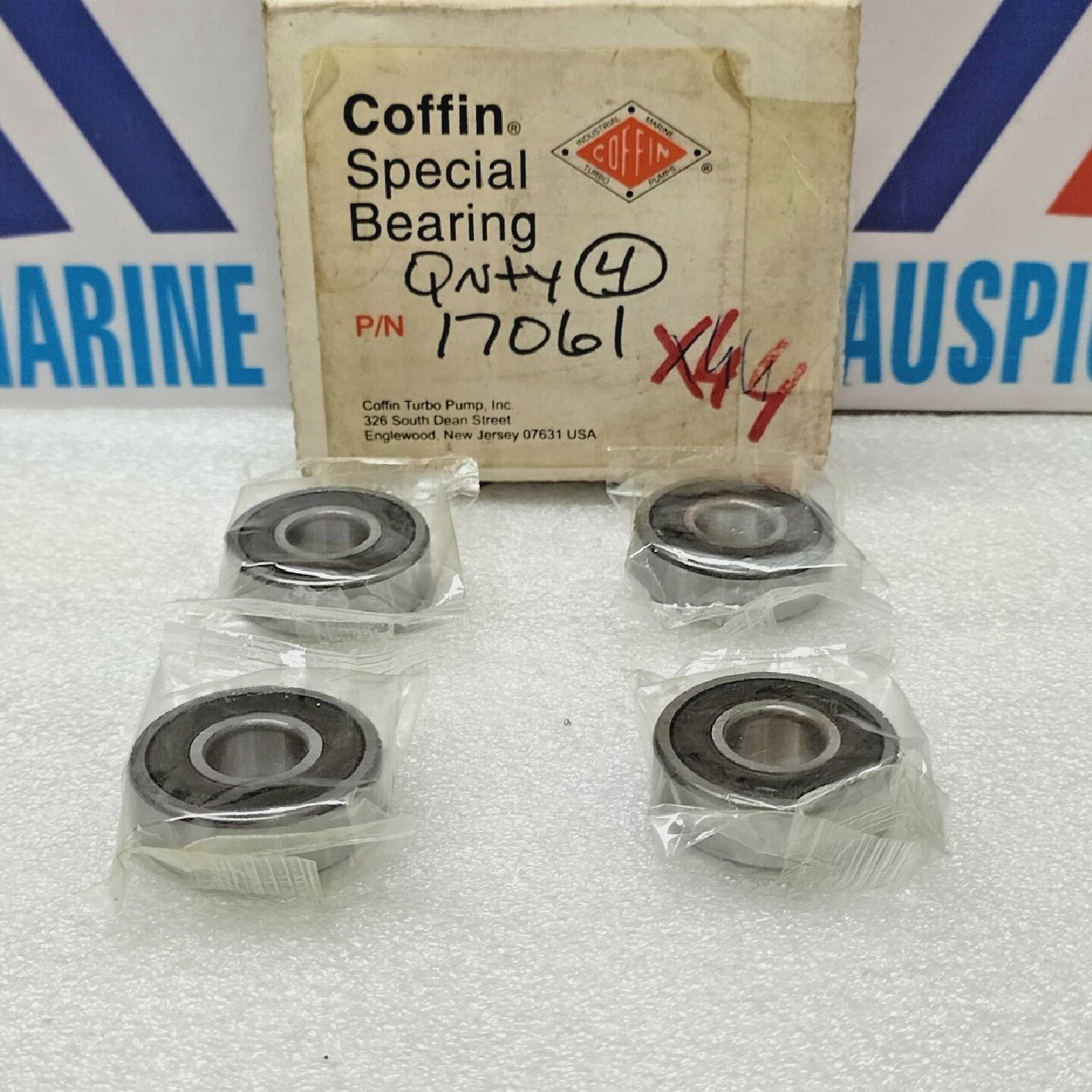 Coffin Special DWG SKC1198 17061 Spezial Lager Set Of 4 Teil - 实物图