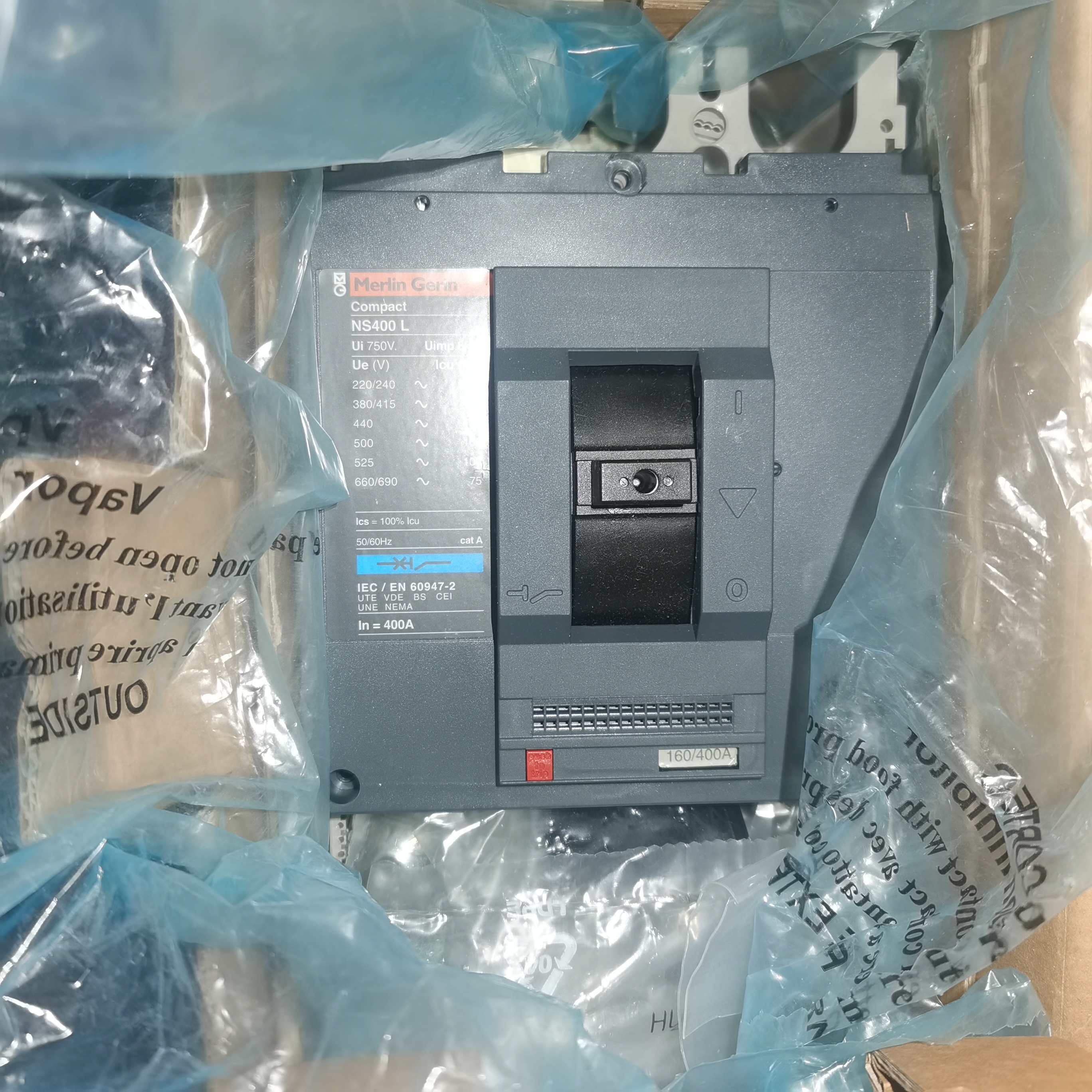 配件原装船用高分段断路器NS400L 3P 400A 梅兰日兰 Merl议价