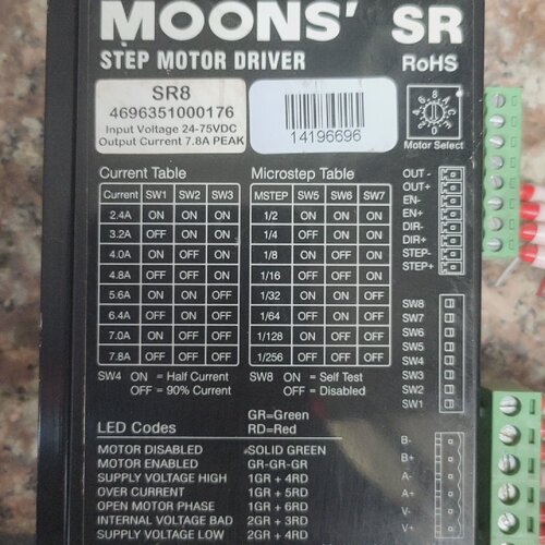 询价-MOONS sr4 sr8   y2ssr4s1    1