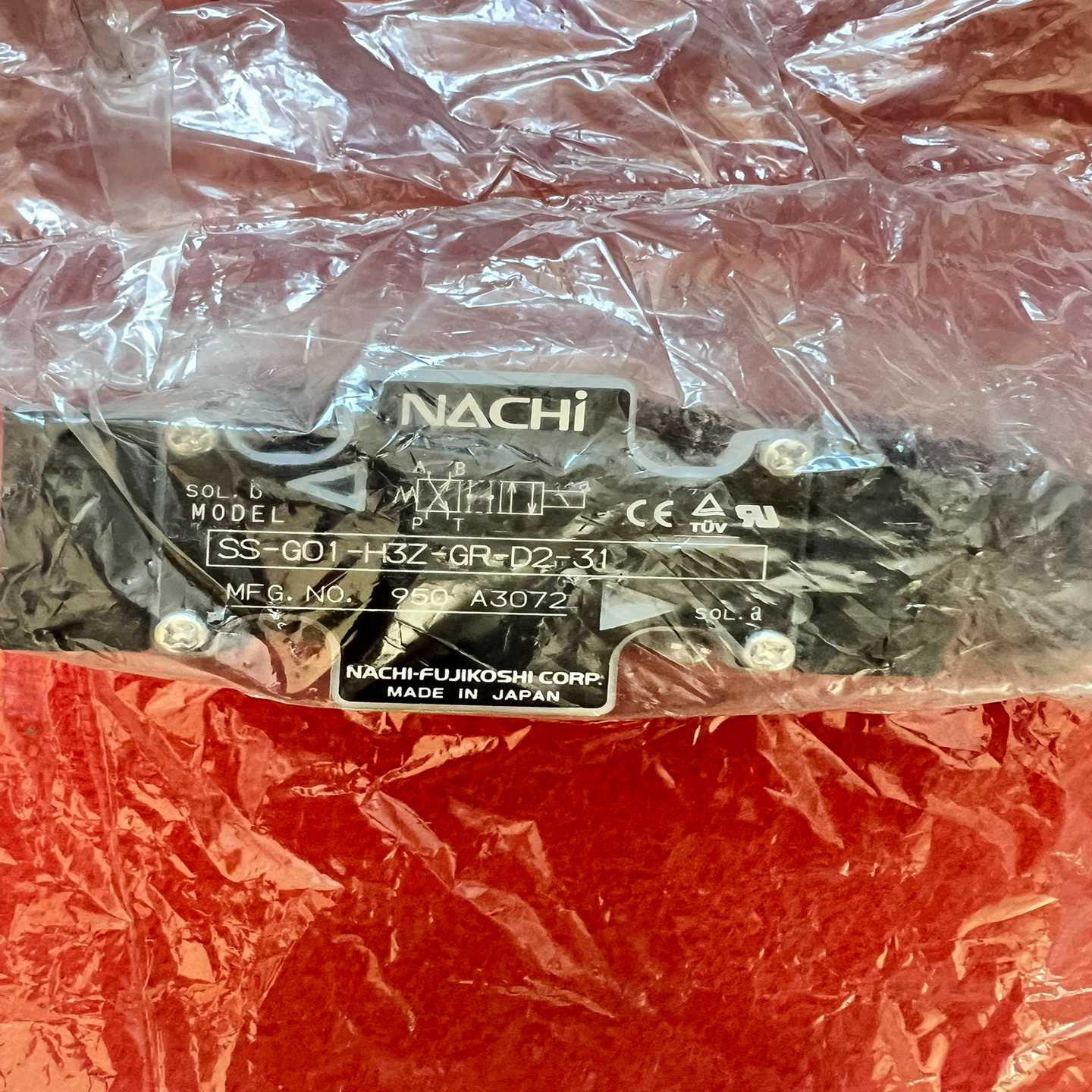 NACHI电磁阀SS-G01-H3Z-GR-D2-31全询价