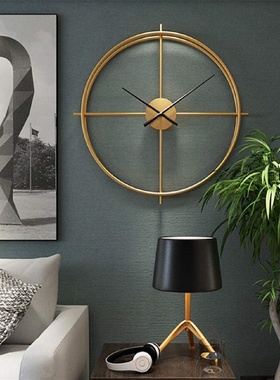 北欧现代极简创意大挂钟表客厅家用时尚简约大气nomon艺术时钟
