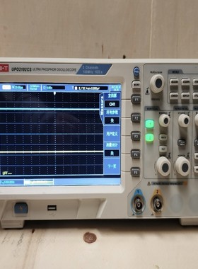 售前询价优利德UPO2102CS数字萤光示波器1G采样 2通道 100MHz