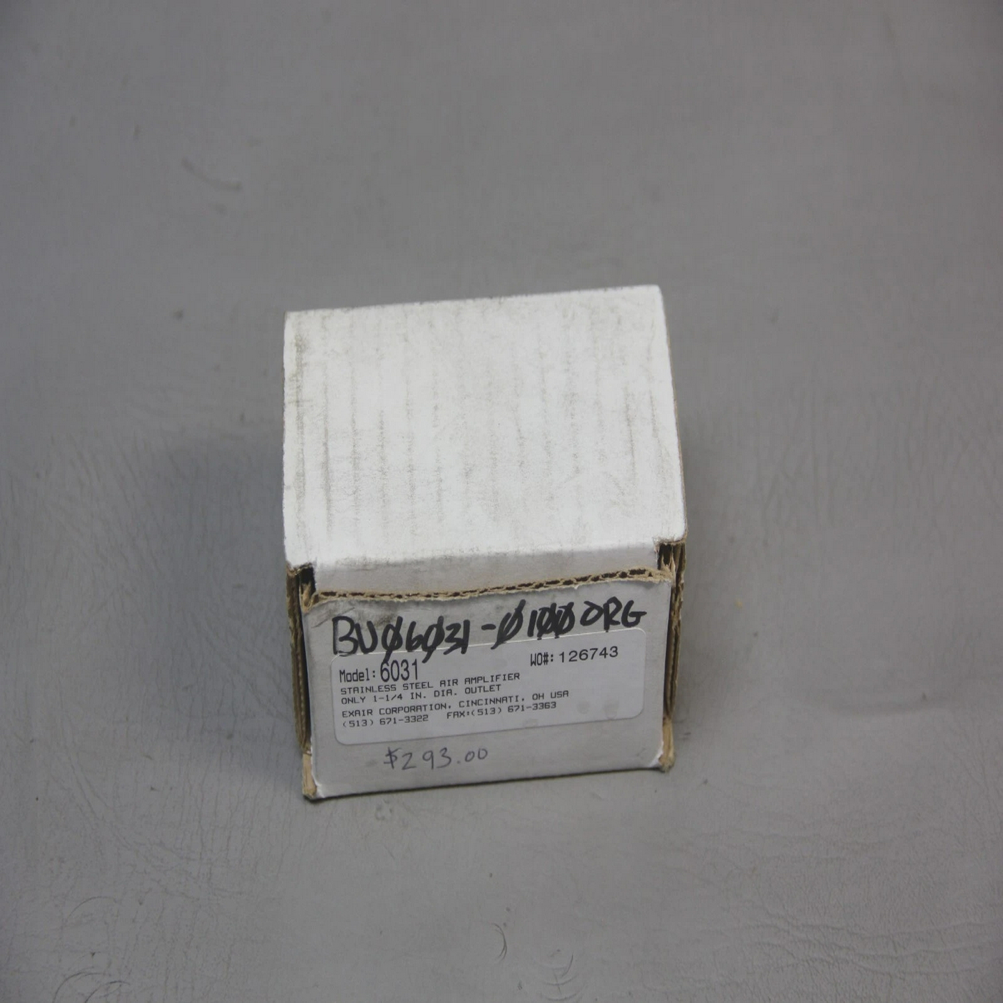 EXAIR不锈钢空气放大器6031