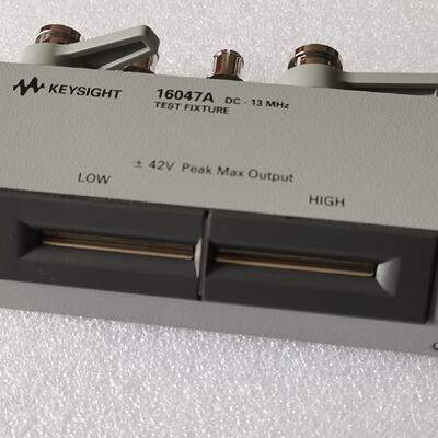 Keysight是德16047A测试夹具测试座-询