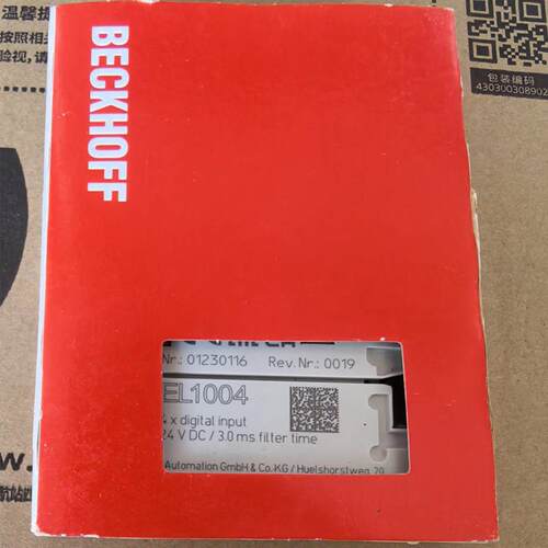 配件毕浮BECKHOFF EL1004EL1904EK1818现货模块议价