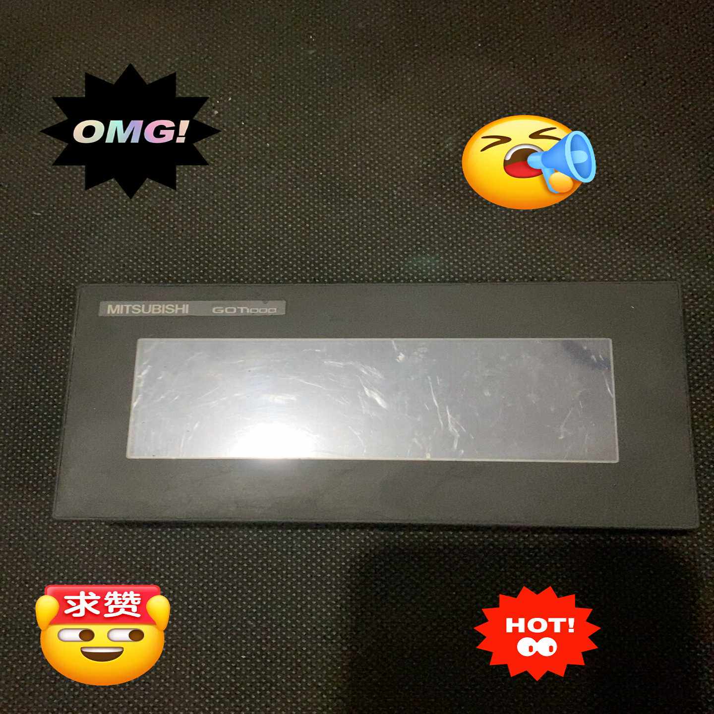 议价三菱触摸屏GT1030-HBD-C包好无破损