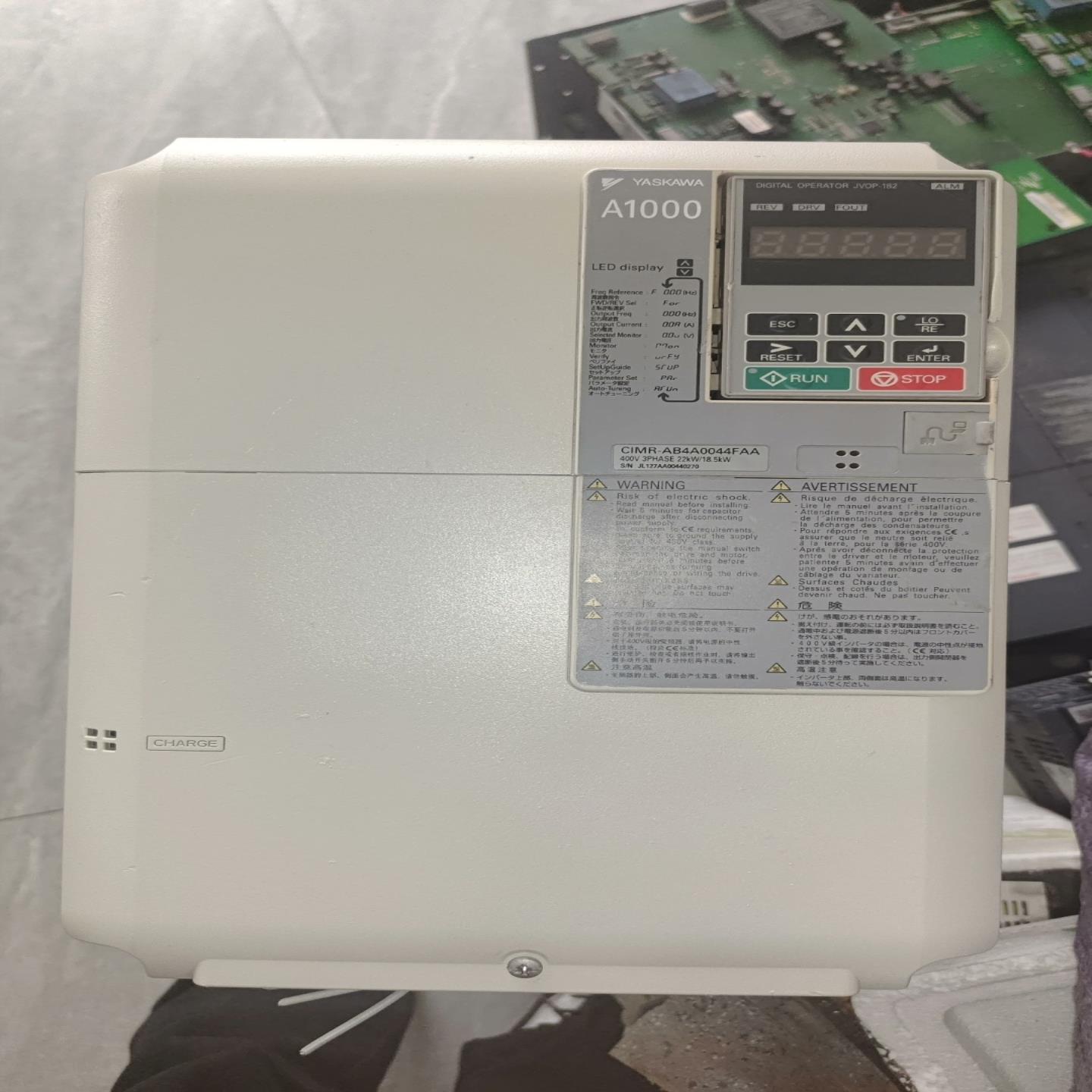 安川A1000 18.5KW/22KW变频器AB4A0044（佳毅工控）