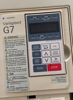 CIMRG7A4185安川G7变频器185KW不拍前询价下单