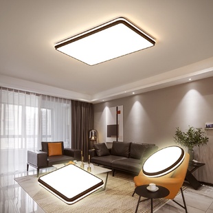 led客厅吸顶灯现代简约大气长方形创意卧室餐厅灯具套餐 2021新款