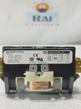 SQUARED8910DP11V14SERCCONTACTOR20AMPCOIL24V50/60HZ