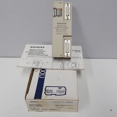 Siemens 6ES5 3168MA12 EStand 01 Simatic S5 Interface Module