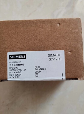 西门子S71200CPU模块型号6ES72141A议价