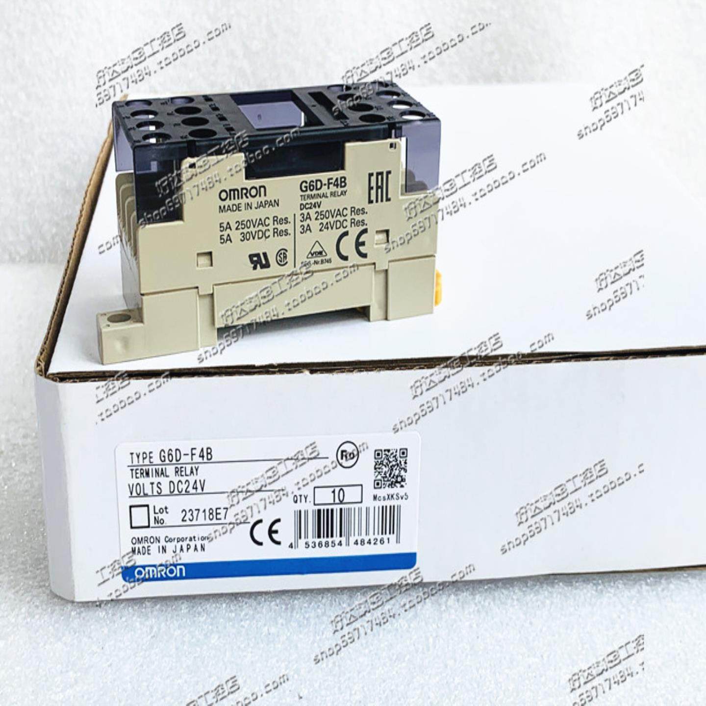 原装欧姆*终端继电器模组G6D-F4B24VDC现货G6D-F4B