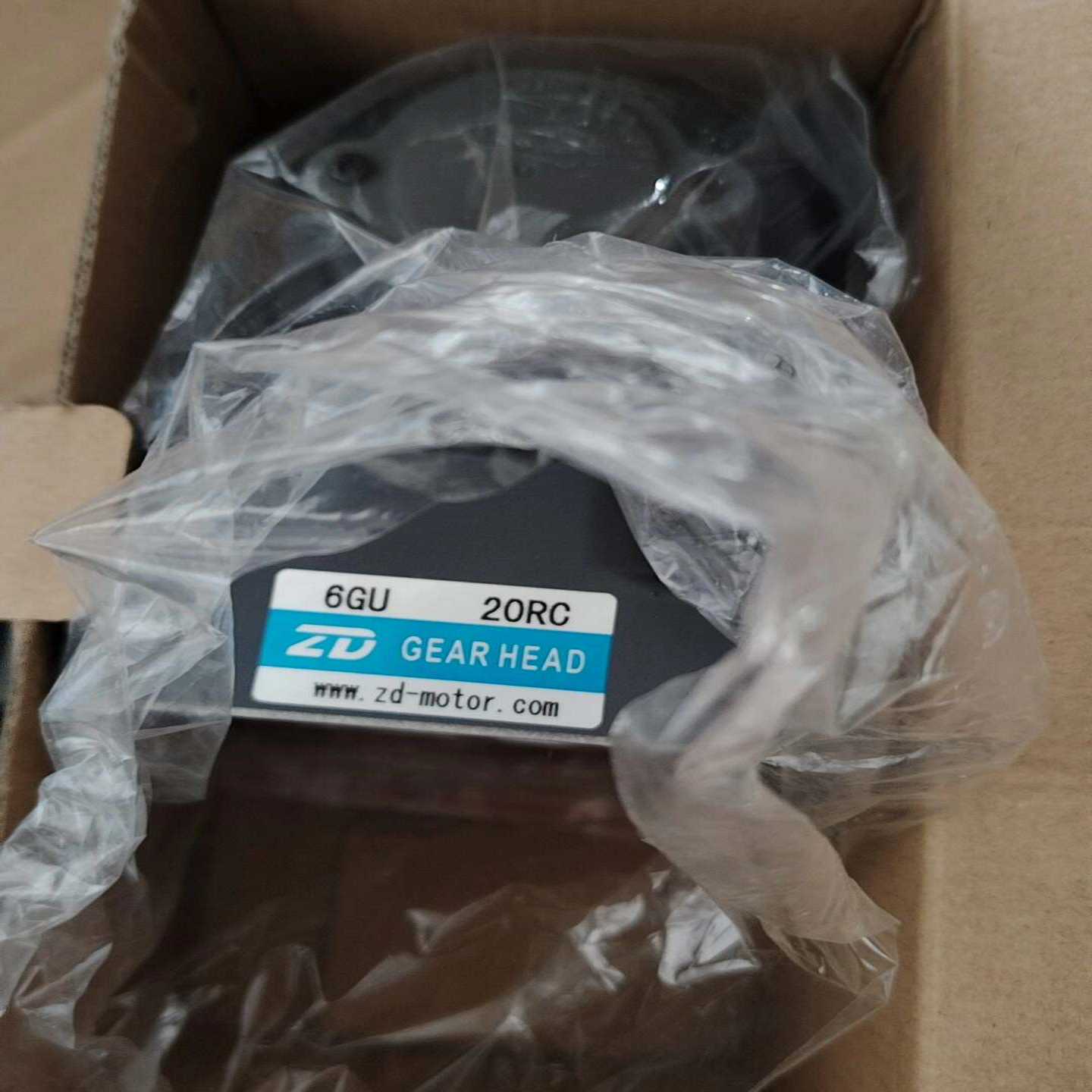 ZD中大力德减速电机，型号6GU20RC，带齿轮头，全新未--议价商品