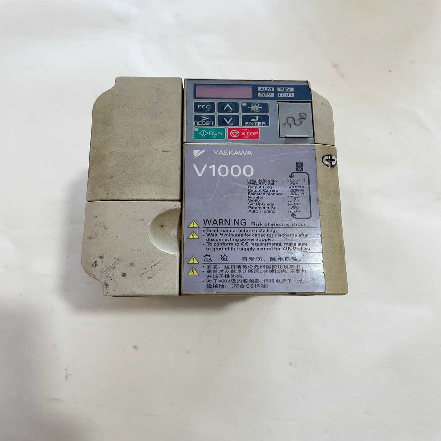 议价安川变频器，型号CIMR-VB4A0i005BBA，实物图拍摄现货/维修