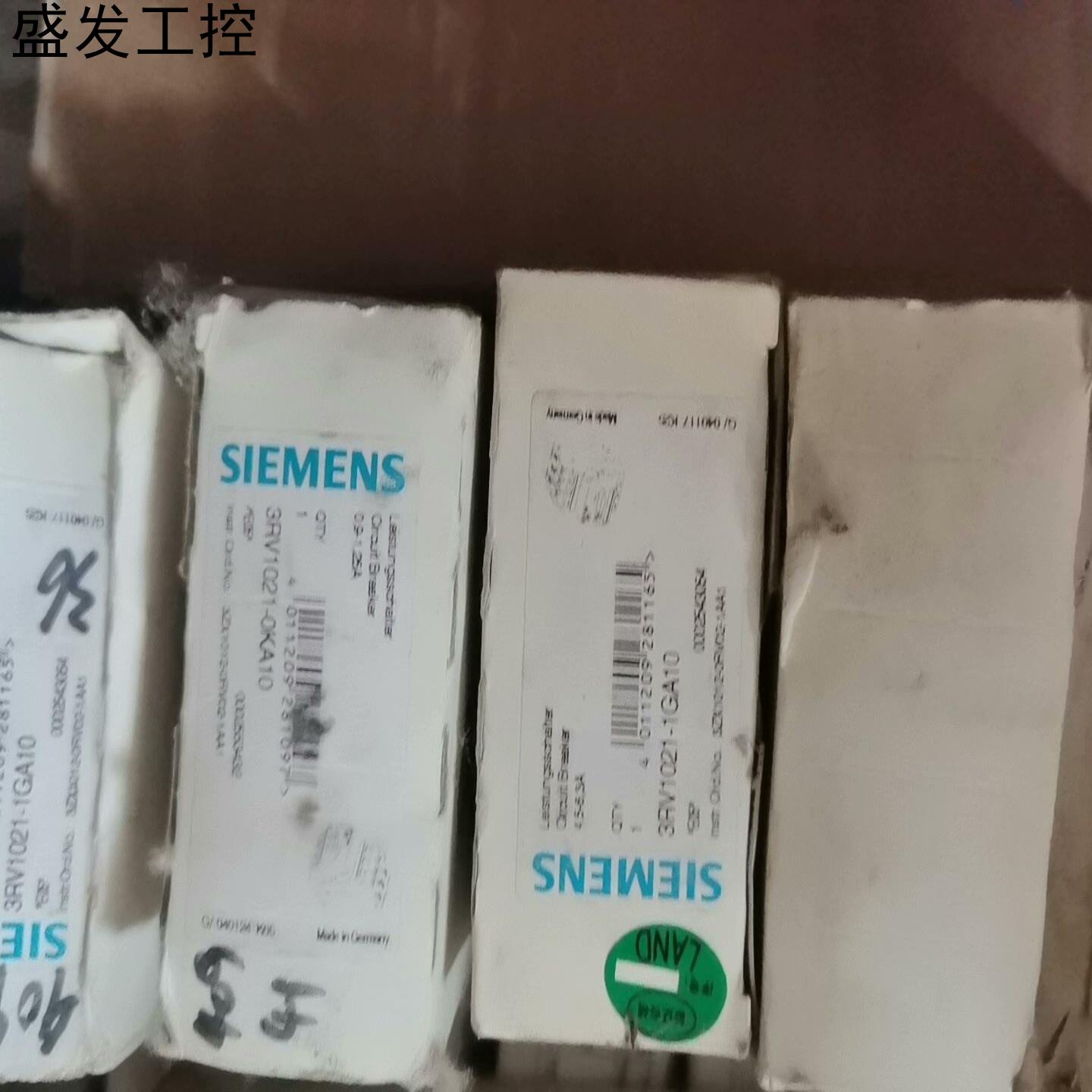 全新原装正品西门子马达断路器3RV1021-4BA10 询数议价产品