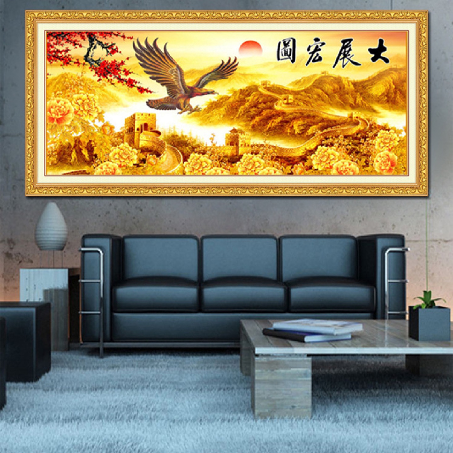 钻石画一件代发新款钻石绣5D魔方钻满钻结婚钻石画大展宏图