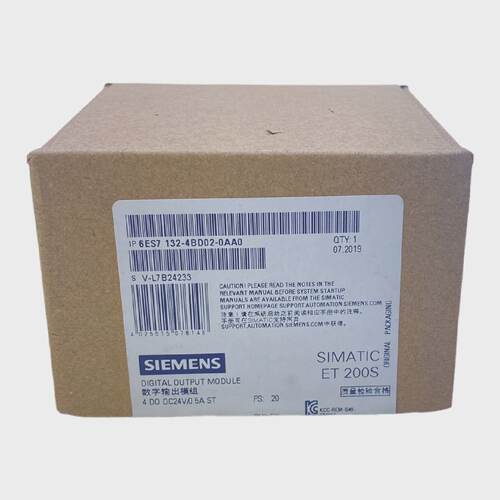 Siemens 6ES71324BD020AA0 Electronic Modules 24V DC 0.5A Pack