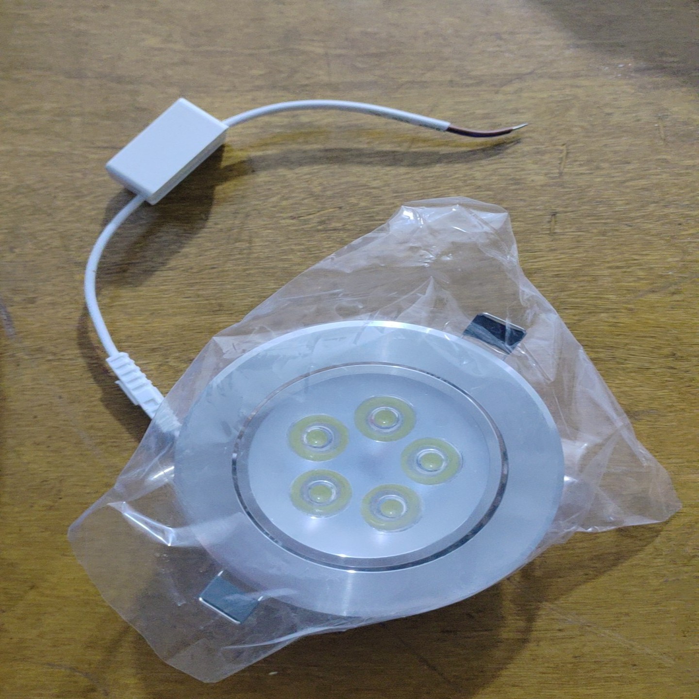 【请询价】欧英仕LED射灯5W功率6000K正白光带散热铝片全