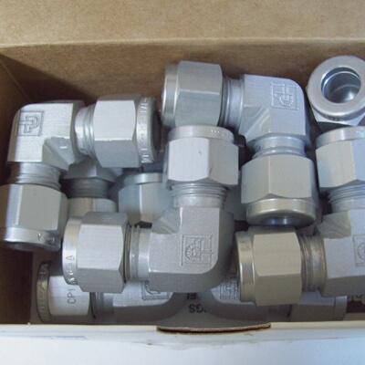 PARKER 66 EBZA 90 DEG ELBOW ALUMINUM  9PCS  NEW  FREE SHIPPI