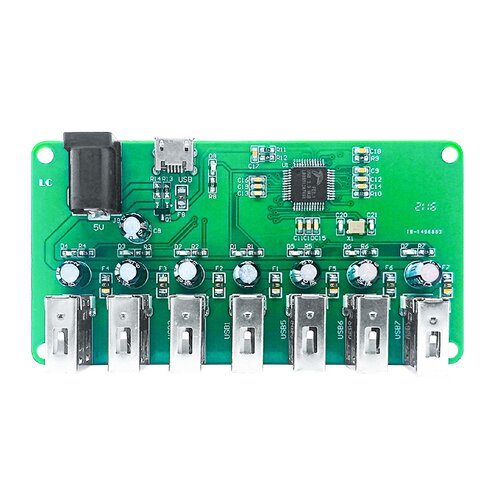 寻IUSB2.0HUB模块1转7口集线器USB扩展模块