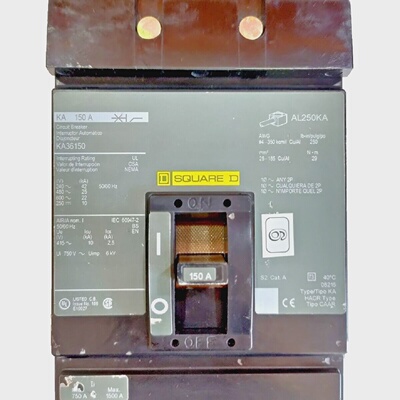 *NEW NO BOX* KA36150 Square D 150 Amp Circuit Breaker Obsole