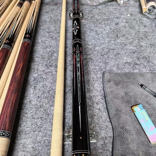 康熙李斯帝皇星台球二代一比球杆中式美式完美分体大头八球九球