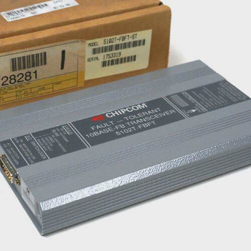Neuf CHIPCOM 5102TFBFTST FAULTTOLERANT 10BASEFB Transceiver