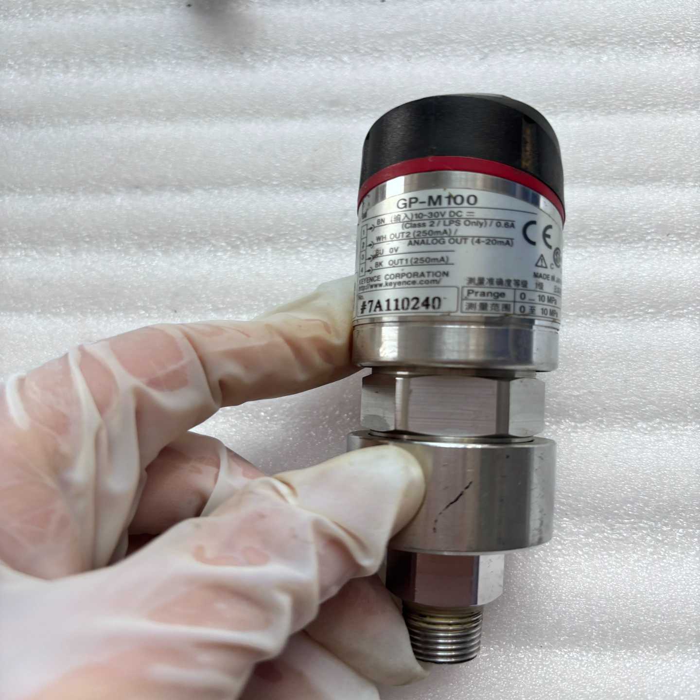 KEYENCE基恩士数字压力传感器GP-M100，实物拍摄，--议价商品