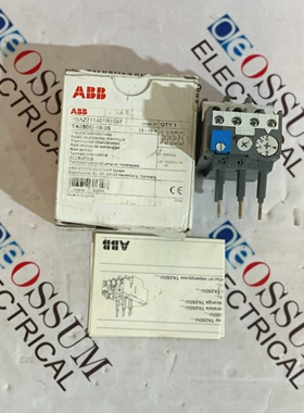 ABBTA25DU-19热覆盖继电器范围13-19AMP免费快速发货