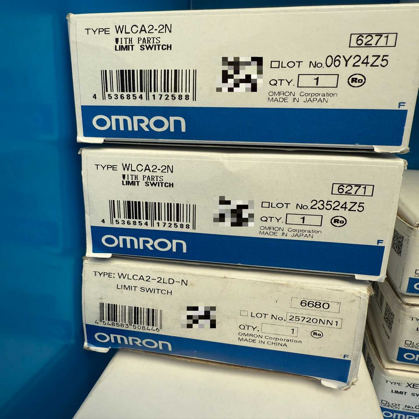 询价~殴姆龙行程开关  WLCA2-2N /WLCA2-2