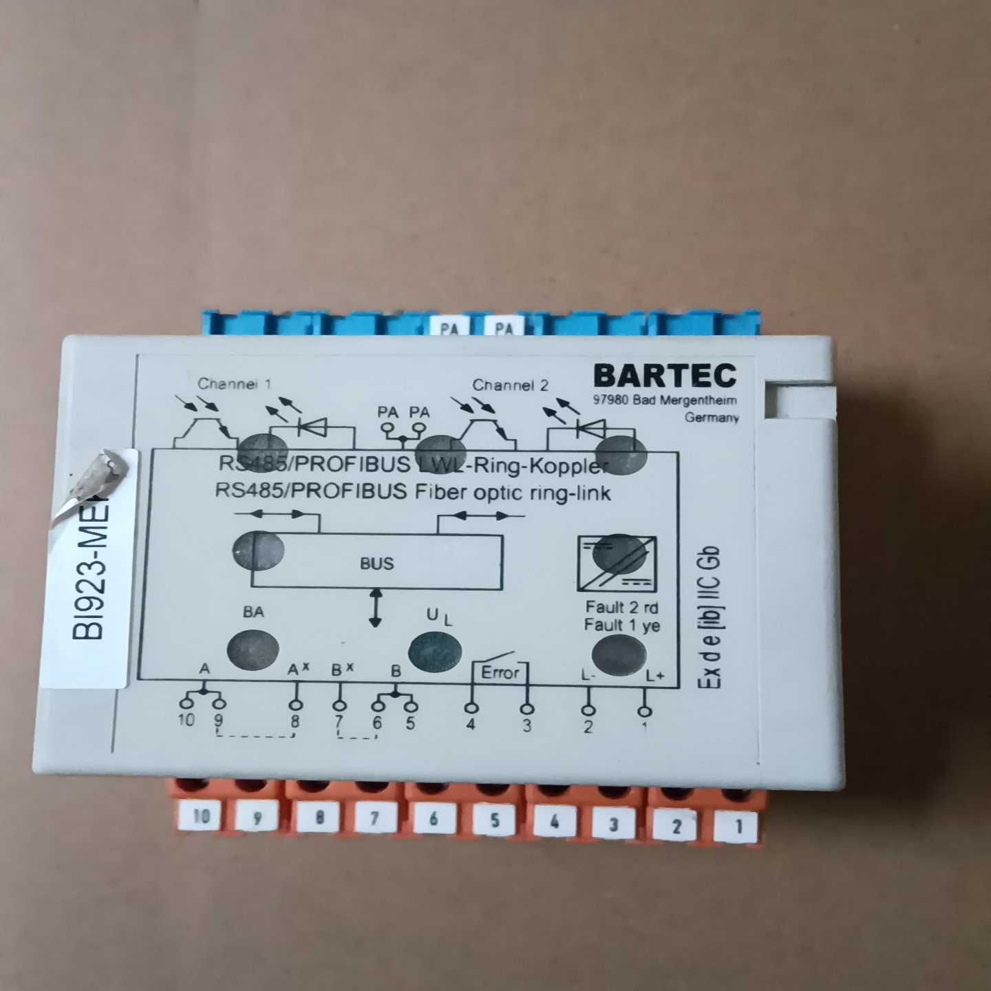 拆机德国BARTEC07-7311-97WP/50
