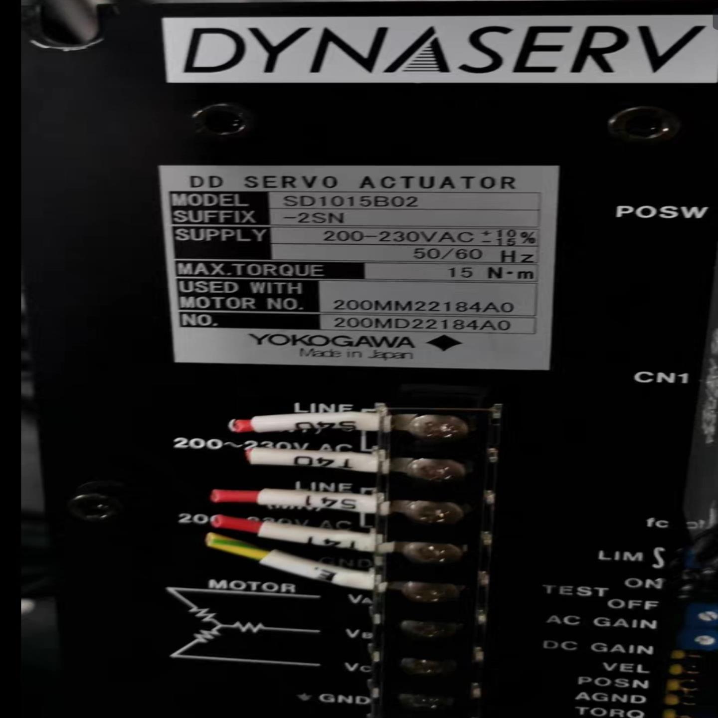 【请询价】SD1015B02-2SN  横河伺服驱动器 二手9成新 现