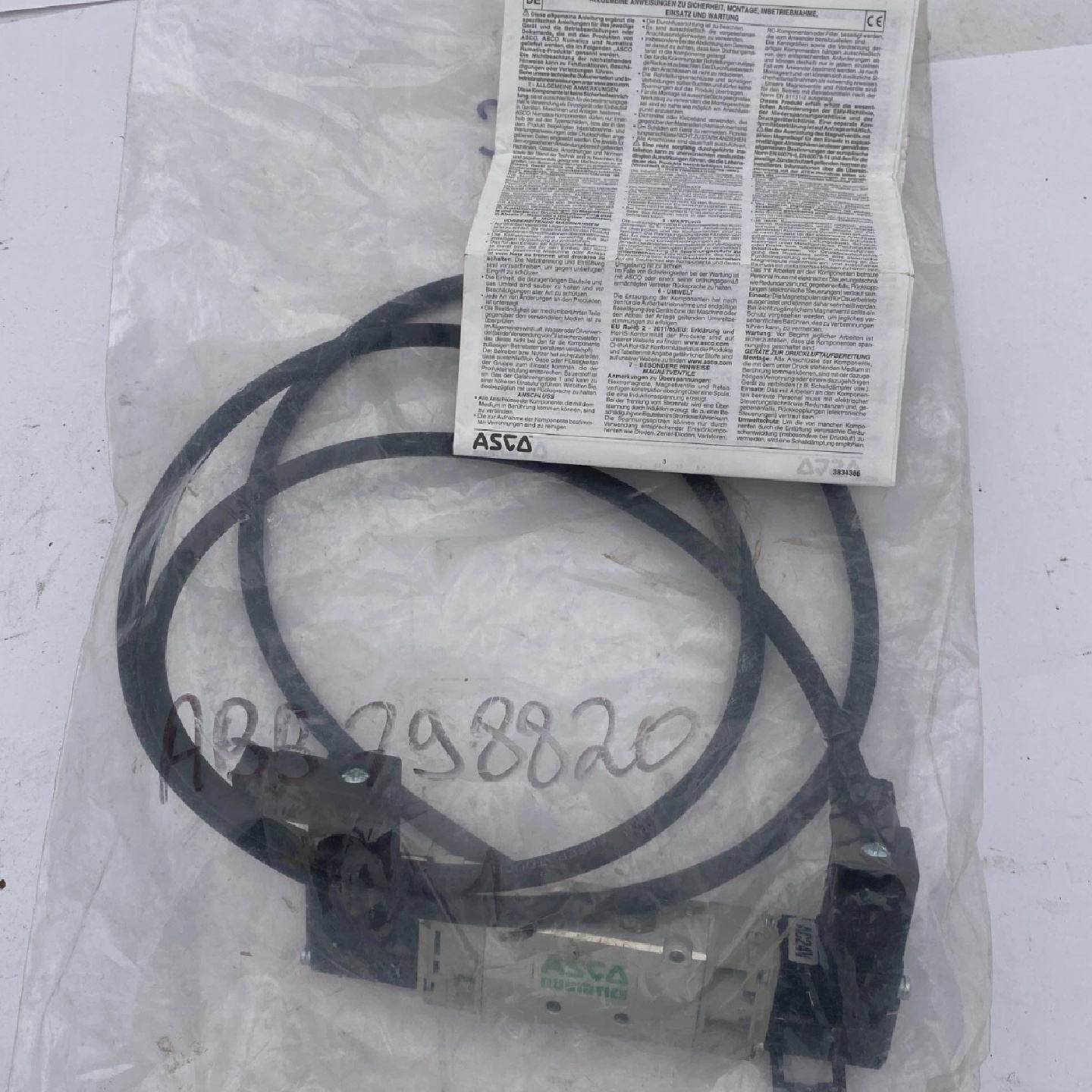 1pc X ASCO 52000006 5N2W Abb 798820 AC24V Solenoid Air Retur