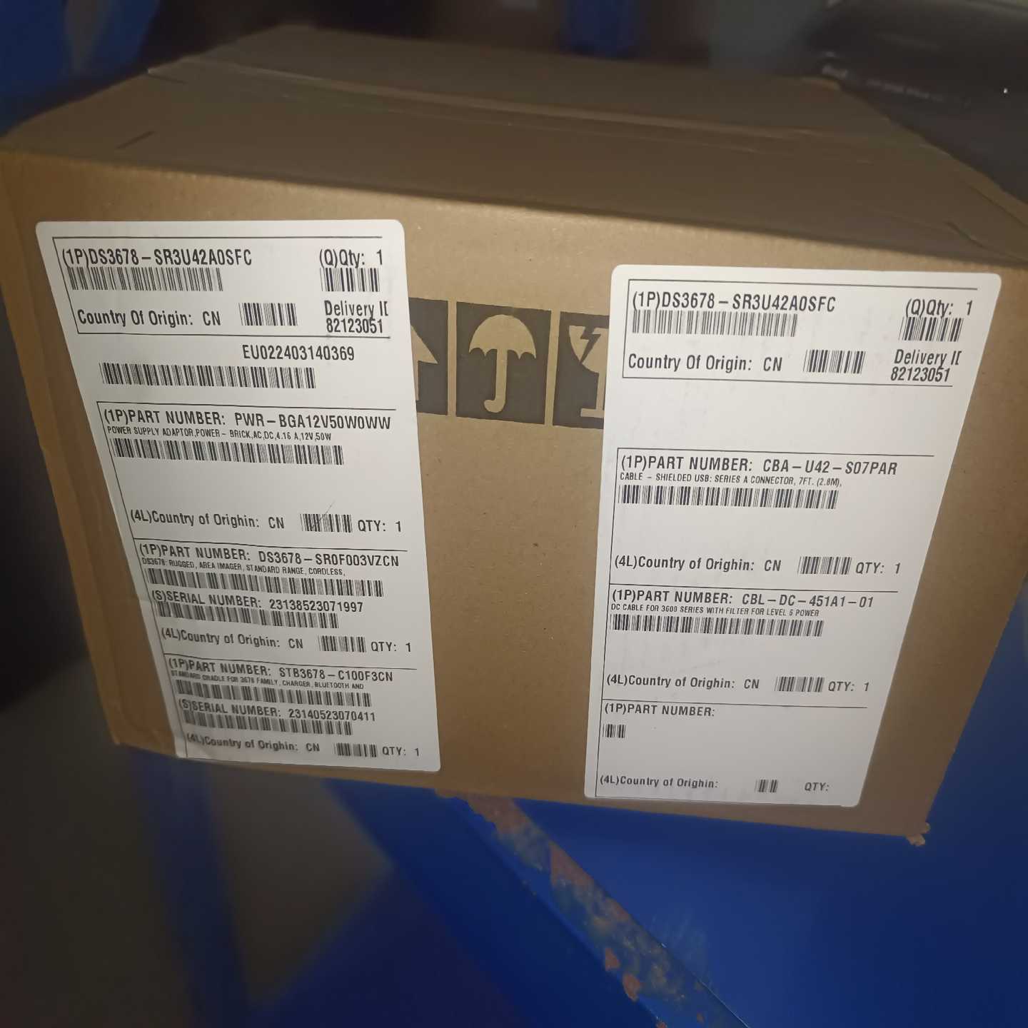 询价~斑马未开封DS3678SR，带大包装直接拍
