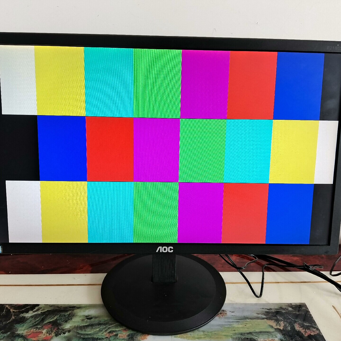 AOC E2180SWN 液晶显示器 裸机，无线无电源 ，V-议价
