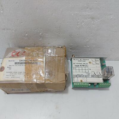 Automatismes Energie Electronique 678M DC Voltage Relay