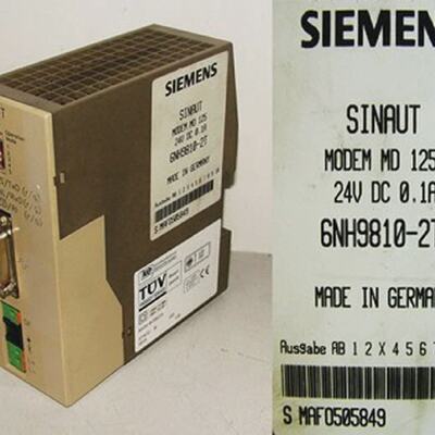 Siemens Sinaut 6NH98102T 6NH9 8102T Modem MD 125 EStand 03 u