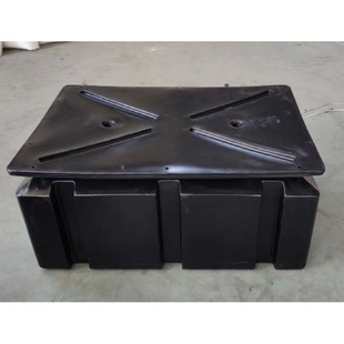 水上浮筒码头浮筒浮桥水上浮桥浮筒纯色钓鱼平台搭建PVC塑料浮箱