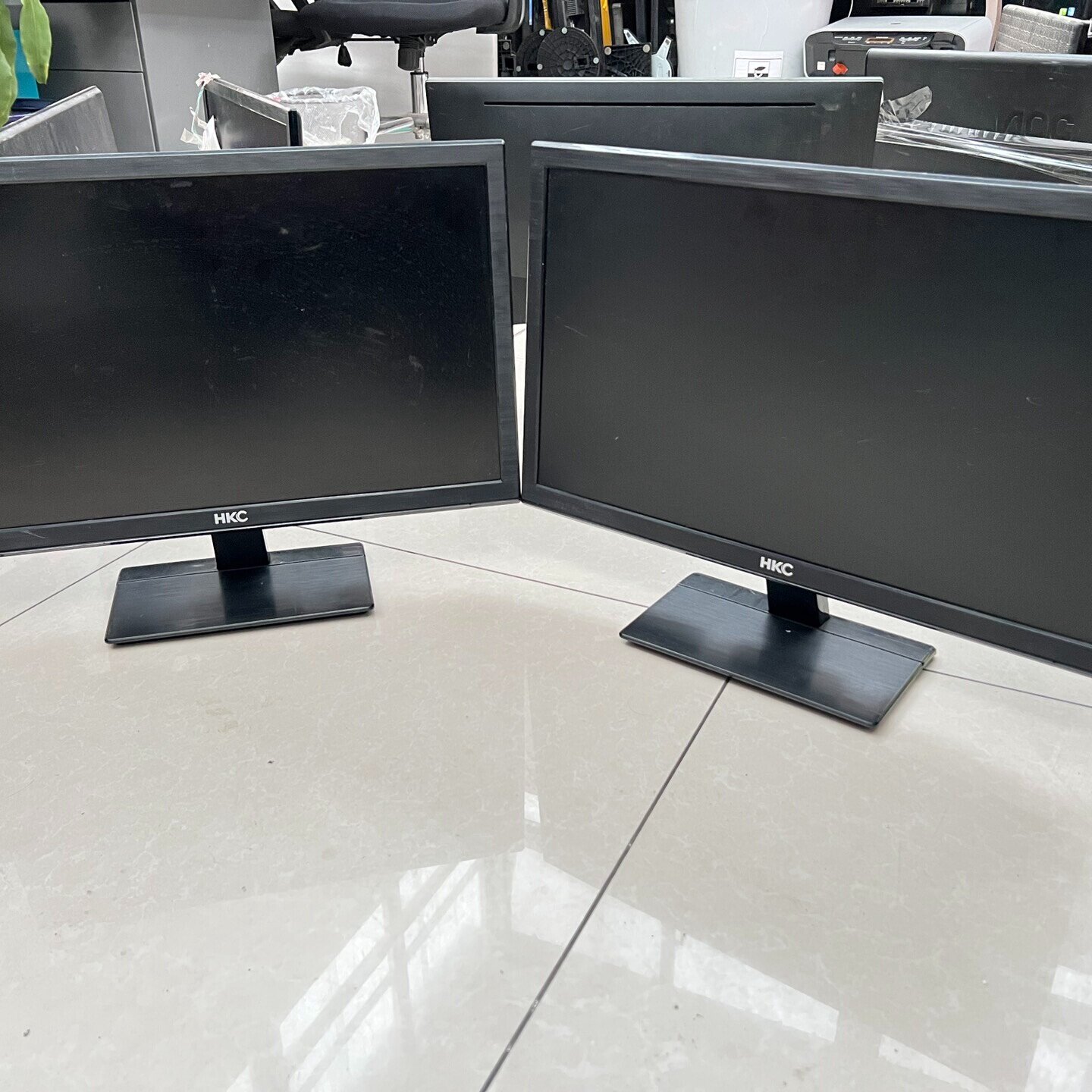 22寸液晶显示屏 hkc2136液晶显示器 带VGA接口 分-议价