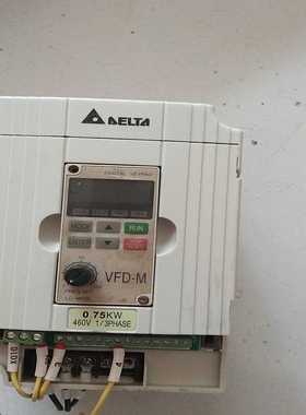 台达0.75kwVFD007M43B无修，工作正询价