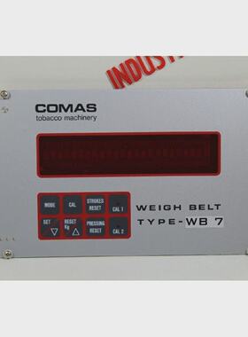 Comas WB 7 tabacco machinery NEW panel  6 months warranty
